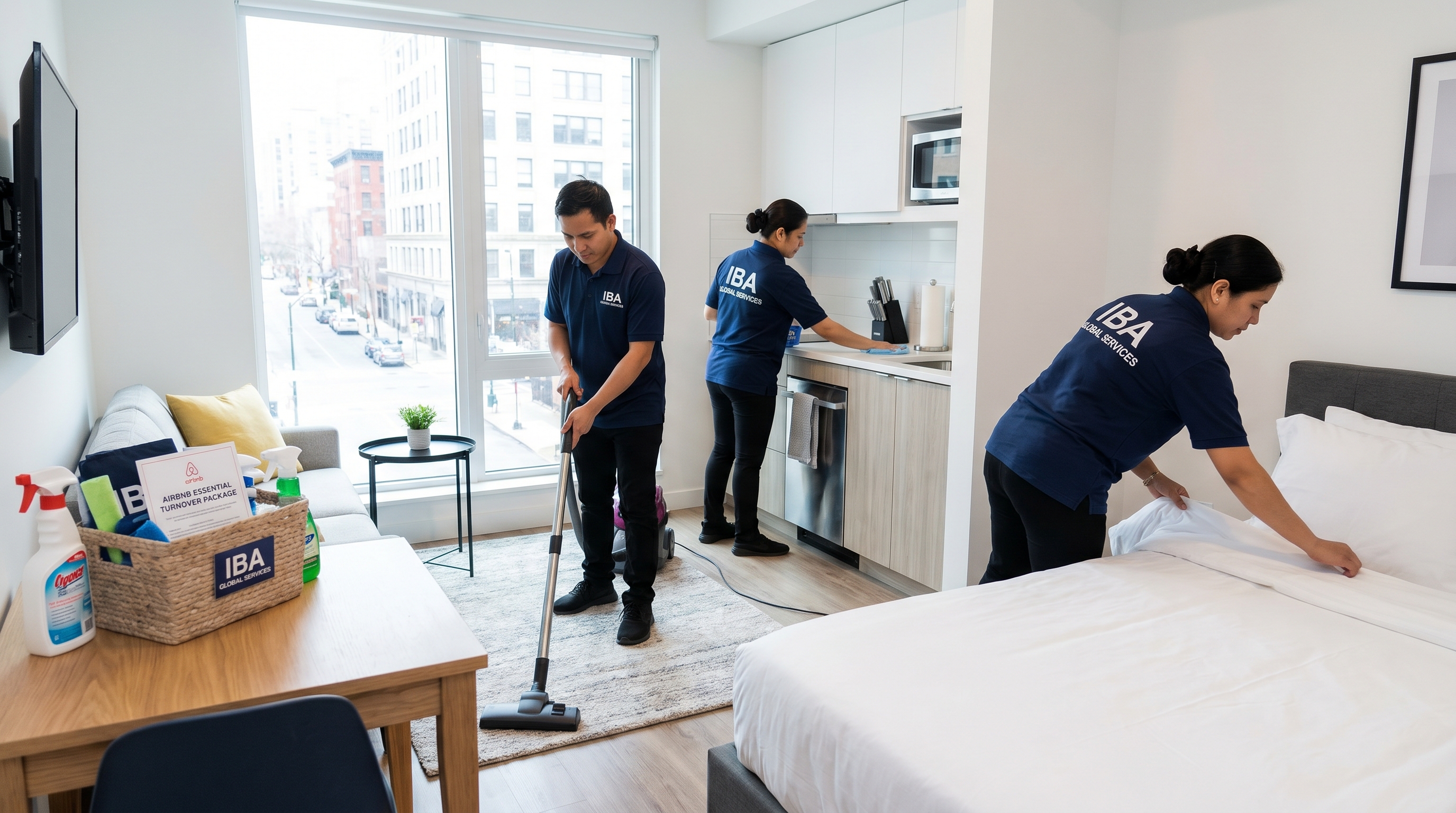 Studio Flat-Airbnb Essential Turnover Package
